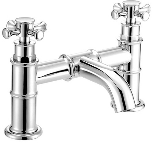 Larger image of Mayfair Tait Cross Bath Filler Tap (Chrome).