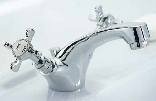 Example image of Mayfair Westminster Mono Basin Mixer Tap With Pop Up Waste (Chrome).