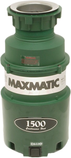 Larger image of Maxmatic 1500 Continuous Feed  Waste Disposal Unit.