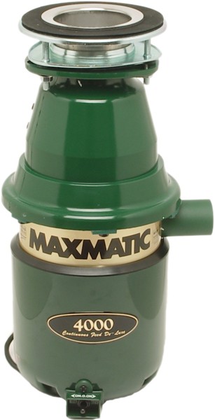 Larger image of Maxmatic 4000 Deluxe Continuous Feed  Waste Disposal Unit.