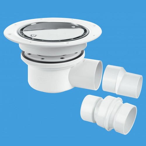 Mcalpine White Gullies 50Mm Shower Trap Gully (Two Piece).