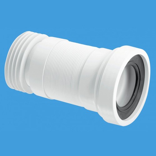 Larger image of McAlpine Plumbing WC 4"/110mm Toilet Pan Flexible Connector 160mm.