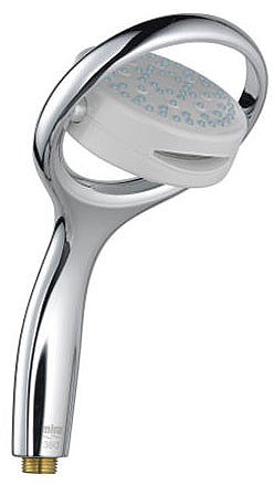 Larger image of Mira 360 Four Spray 360R Shower Handset (White & Chrome).