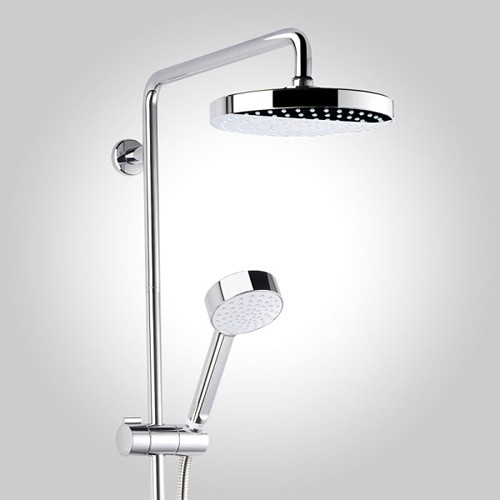 Example image of Mira Agile Exposed Thermostatic Shower Valve With Rigid Riser Kit.