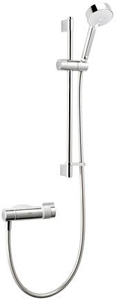 Larger image of Mira Agile Exposed Thermostatic Shower Valve With Slide Rail Kit (Chrome).