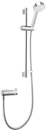 Larger image of Mira Agile Exposed Thermostatic Shower Valve With Slide Rail Kit (Chrome).