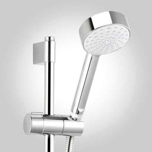 Example image of Mira Agile Eco Exposed Thermostatic Shower Valve With Slide Rail Kit (Chrome).