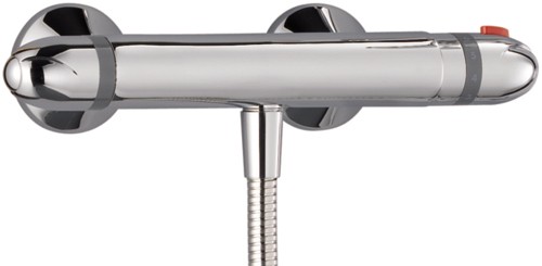 Larger image of Mira Coda Thermostatic Bar Shower Valve (Chrome).