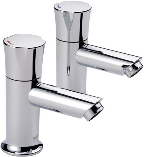 Larger image of Mira Discovery Bath Taps (Pair, Chrome).