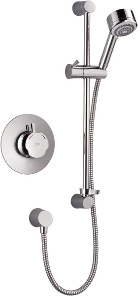 Larger image of Mira Discovery Concealed Thermostatic Shower Valve With Shower Kit (Chrome).