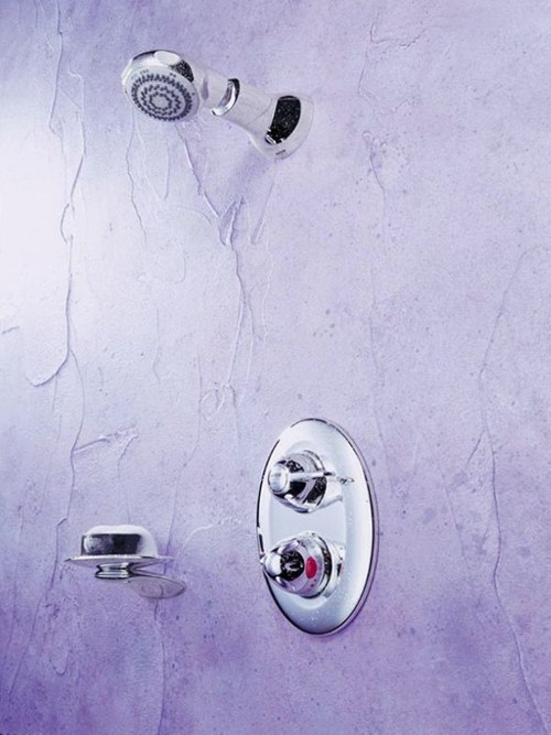 Larger image of Mira Fino Concealed Thermostatic Shower Valve & Fixed Head in Chrome.