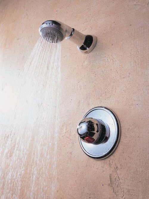 Larger image of Mira Combiforce Chrome Concealed Shower Valve with Fixed Shower Head.