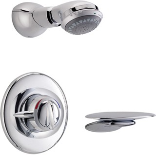 Larger image of Mira Gem88 Concealed Manual Shower Valve With Shower Head & Soap Dish.