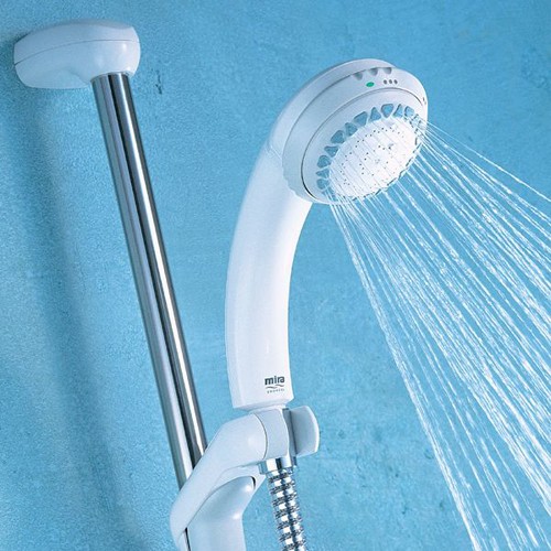 Larger image of Mira Accessories Mira Response Adjustable Spray Handset in White.