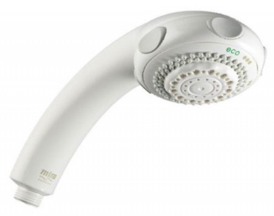 Larger image of Mira Logic Four Spray Power Shower Handset (White).