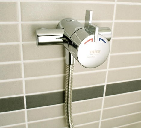 Mira Miniduo Exposed Thermostatic Shower Valve With Eco Slide Rail Kit 