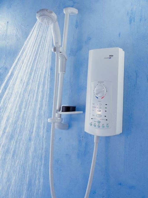 Larger image of Mira Electric Showers Mira Advance ATL Memory 9.8kW thermostatic, white.