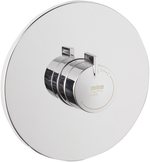 Example image of Mira Minilite Concealed Thermostatic Shower Valve With Shower Kit (Chrome).