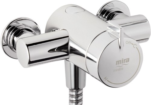 Larger image of Mira Minilite Exposed Thermostatic Shower Valve (Chrome).