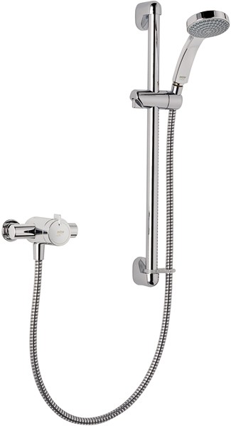 Larger image of Mira Minilite Exposed Thermostatic Shower Valve With Shower Kit (Chrome).