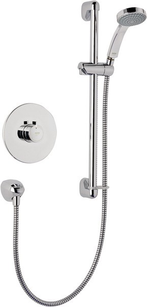 Larger image of Mira Minilite Eco Concealed Thermostatic Shower Valve, Slide Rail Kit.