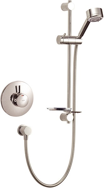Larger image of Mira Select Concealed Thermostatic Shower Valve With Shower Kit (Chrome).