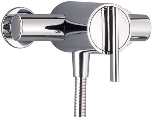 Larger image of Mira Silver Exposed Thermostatic Shower Valve (Chrome).