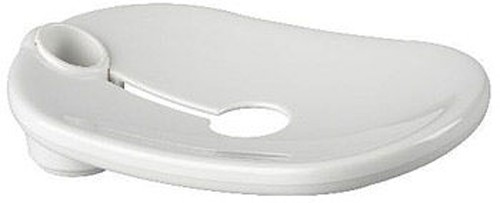 Larger image of Mira Response Slide Rail Soap Dish (White).