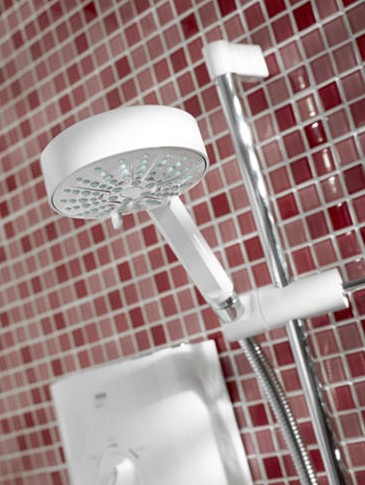 Example image of Mira Electric Showers Mira Sport 9.8kW in white & chrome.