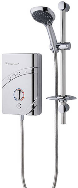 Example image of MX Showers InspiratIon QI Electric Shower (10.5kW, Chrome).