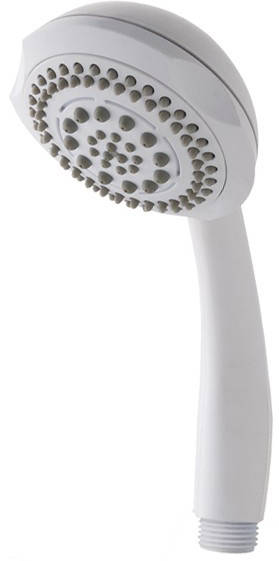 Example image of MX Showers InspiratIon QI Electric Shower (9.5kW, White & Chrome).