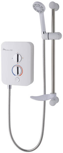 Example image of MX Showers Intro 950 Electric Shower (9.5kW, White & Chrome).