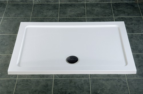 Example image of MX Trays Acrylic Capped Low Profile Rectangular Tray. 900x800x40mm.