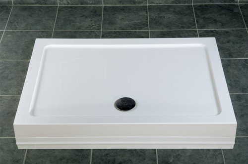 Example image of MX Trays Easy Plumb Low Profile Rectangular Tray. 1200x760x40mm.