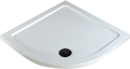 Larger image of MX Trays Acrylic Capped Low Profile Quad Shower Tray. 800x800x40mm.