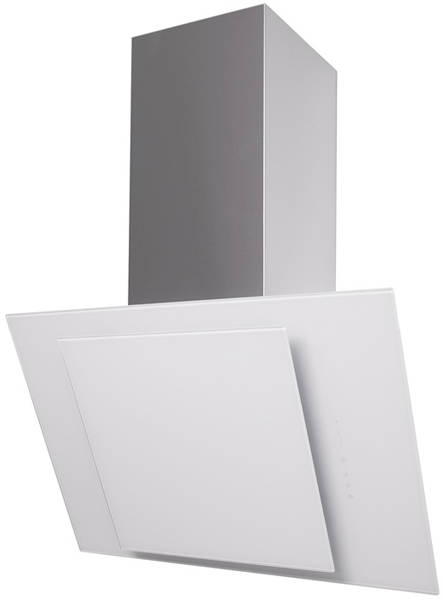 Example image of Osprey Hoods Cooker Hood With White Angled Glass (S Steel, 900mm).