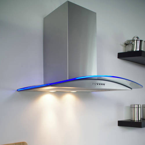 Larger image of Osprey Hoods Cooker Hood With LED Lighting (Stainless Steel, 600mm).