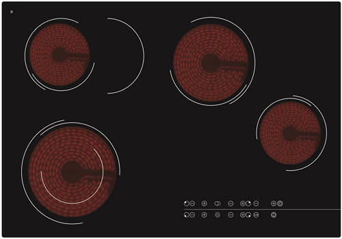 Larger image of Osprey Hobs Ceramic Hob With Touch Controls (770mm).