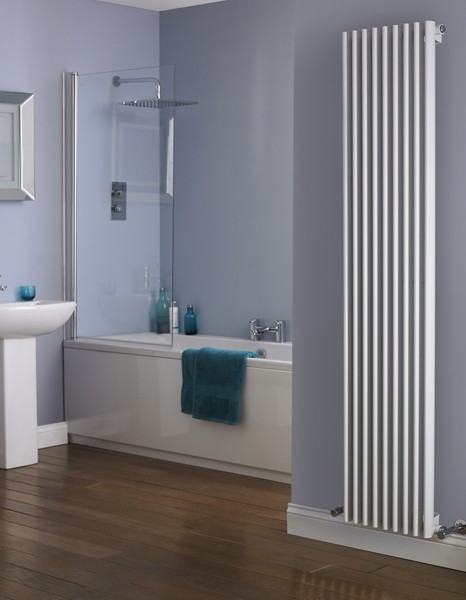 Example image of Crown Radiators Cypress 4974 BTU Radiator (White). 405x1800mm.