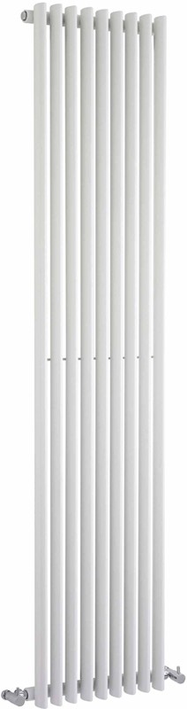 Larger image of Crown Radiators Cypress 4145 BTU Radiator (White). 405x1500mm.