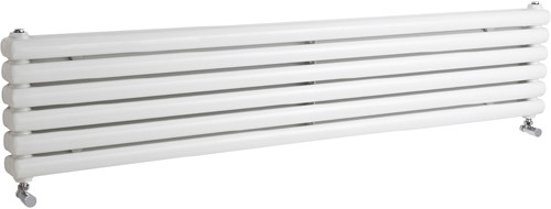 Larger image of Crown Radiators Peony Double Radiator. 6702 BTU (White). 1800mm Wide.