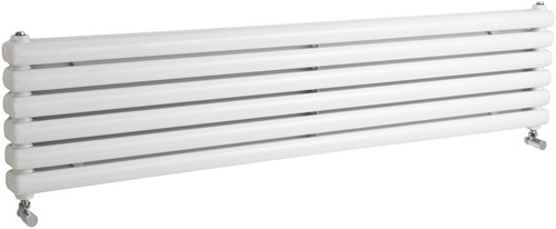 Larger image of Crown Radiators Peony Double Radiator. 5705 BTU (White). 1500mm Wide.