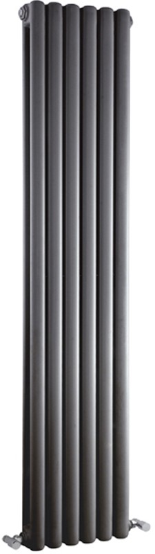 Larger image of Crown Radiators Peony Double Radiator. 5705 BTU (Anthracite). 1500mm Tall.
