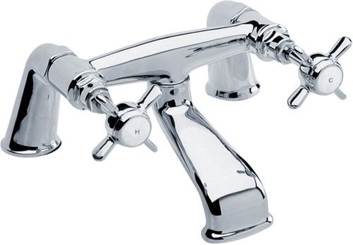 Larger image of Crown Traditional Bath Filler Tap (Chrome).