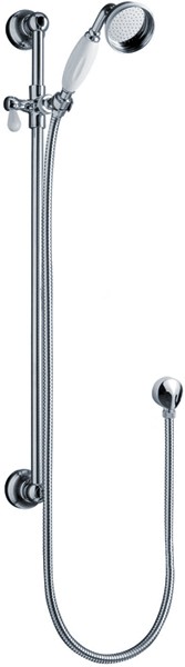 Larger image of Crown Showers Traditional Slide Rail Kit (Chrome).