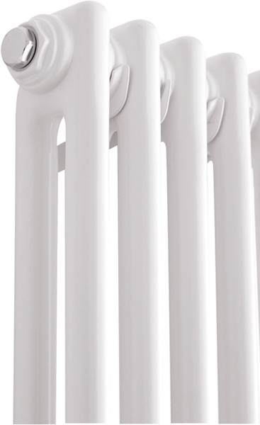 Example image of Crown Radiators Regency 2 Column Radiator (White). 335x1800mm. 4471 BTU.