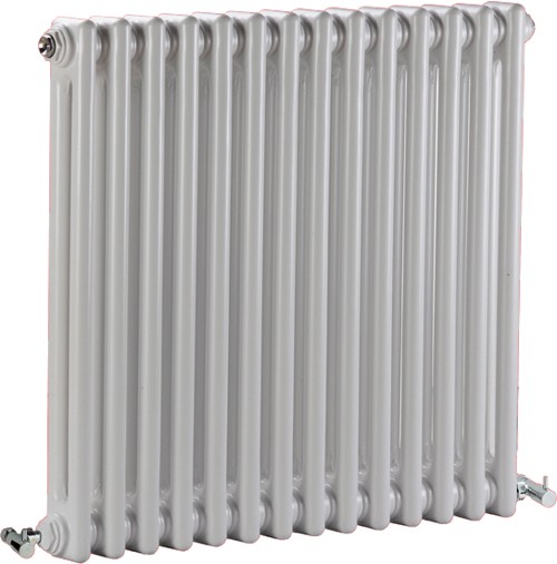 Larger image of Crown Radiators Regency 2 Column Radiator (White). 650x600mm. 2981 BTU.