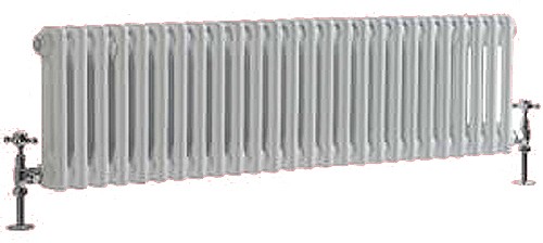 Larger image of Crown Radiators Regency 2 Column Radiator (White). 1055x400mm. 3104 BTU.