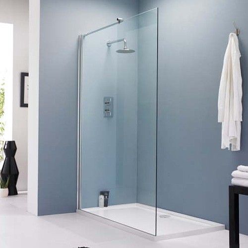 Larger image of Crown Wet Room Walk In Shower Enclosure. 1400x800mm.