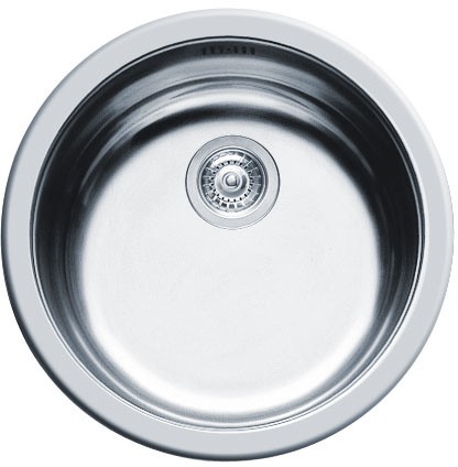 Larger image of Pyramis Round Kitchen Sink & Waste. 450mm Diameter.